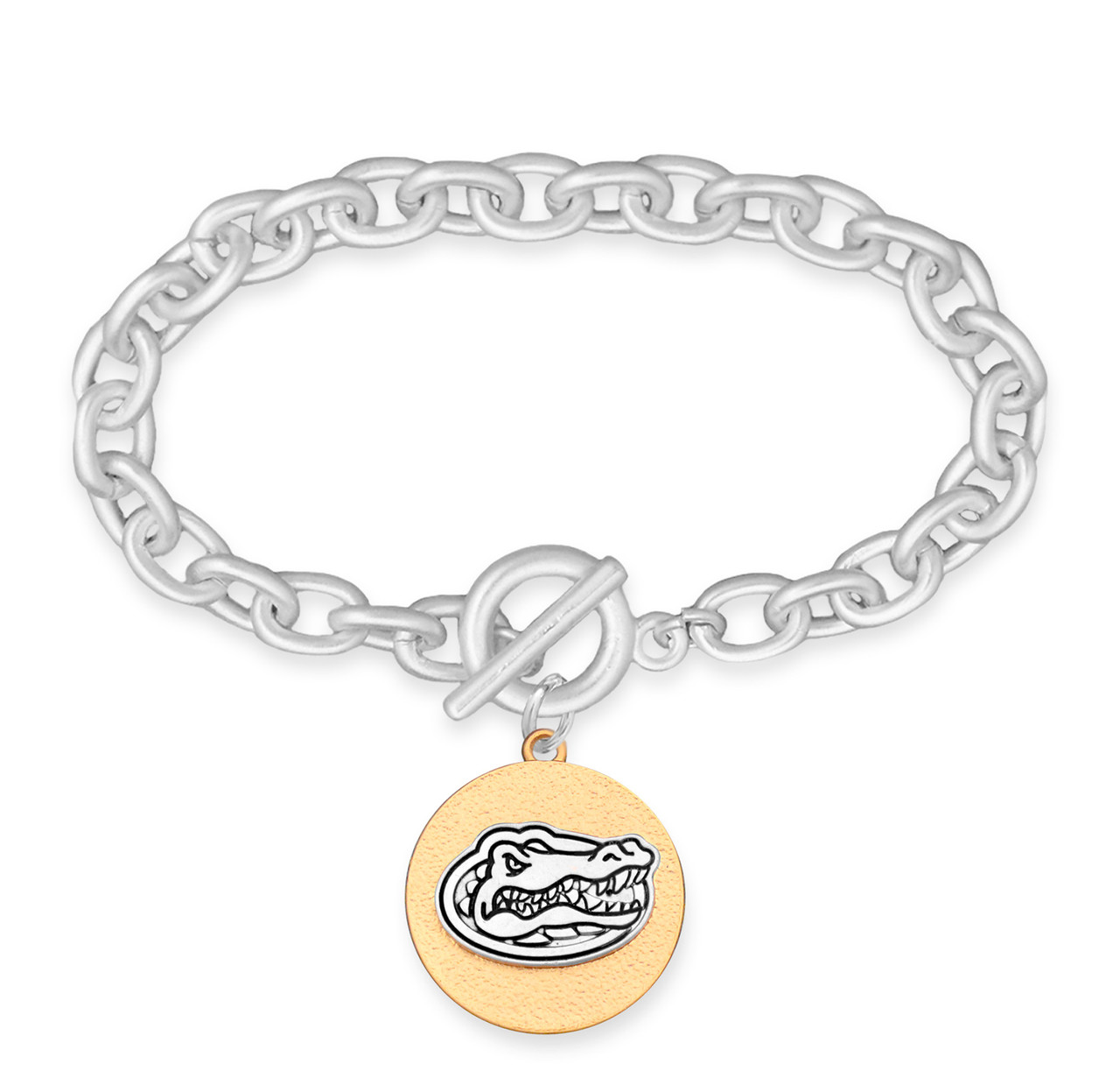 Florida Gators Bracelet- Two Tone Medallion-FLA22861