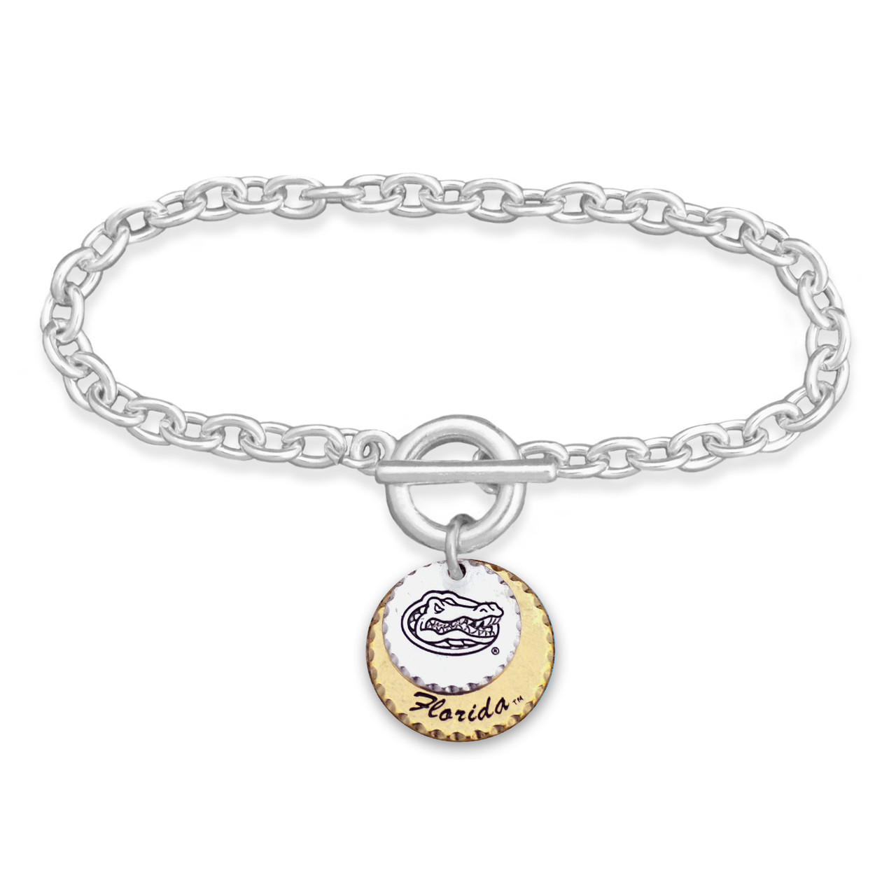 Florida Gators Haute Stamp Toggle Bracelet