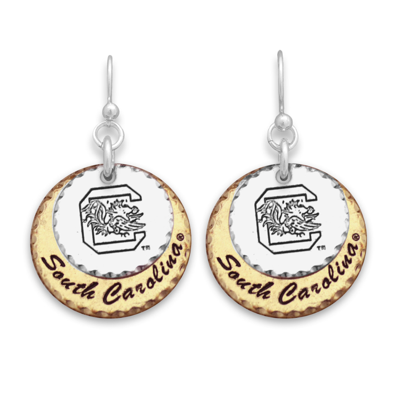 South Carolina Gamecocks Haute Stamp Earrings