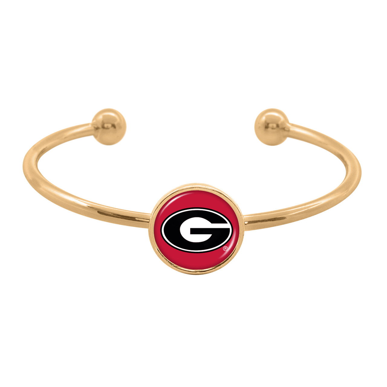 Georgia Bulldogs Bracelet- Izzie Gold Cuff