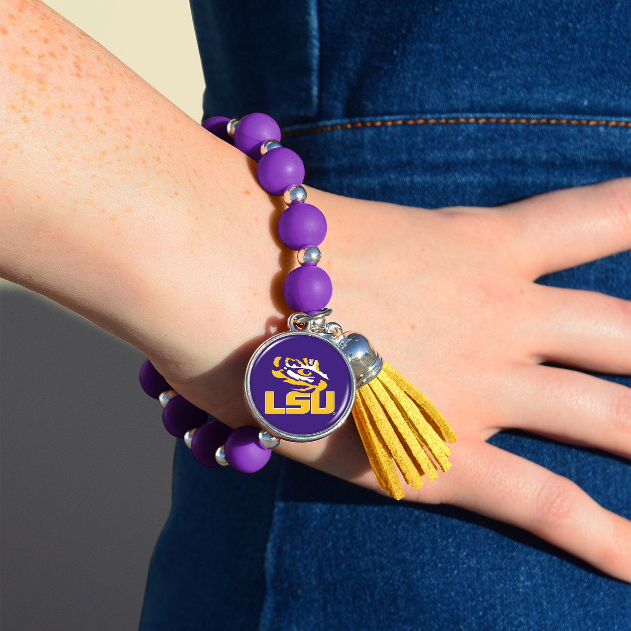 LSU Tigers Bracelet- Harper