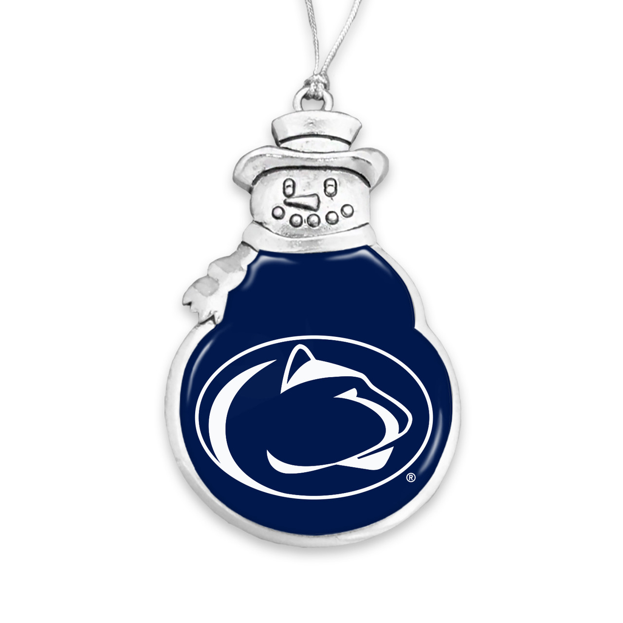 Snowman Penn State Nittany Lions Christmas Ornament
