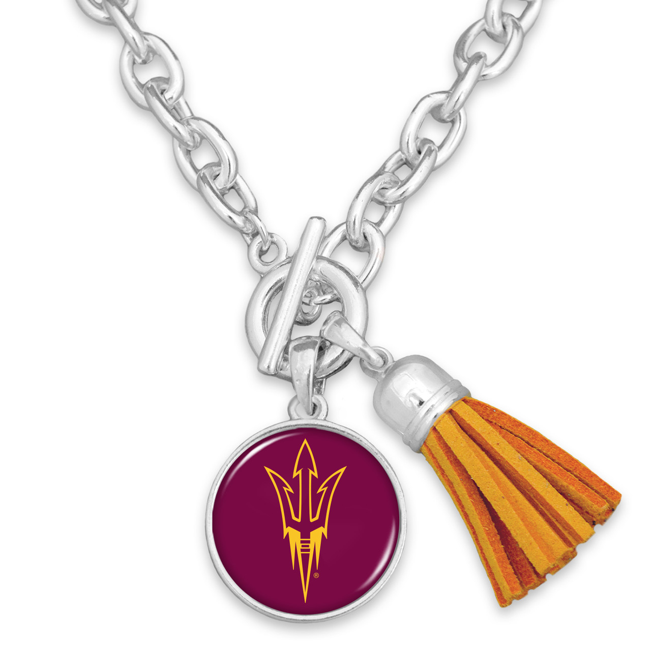 Arizona State Sun Devils Team Color Tassel Necklace