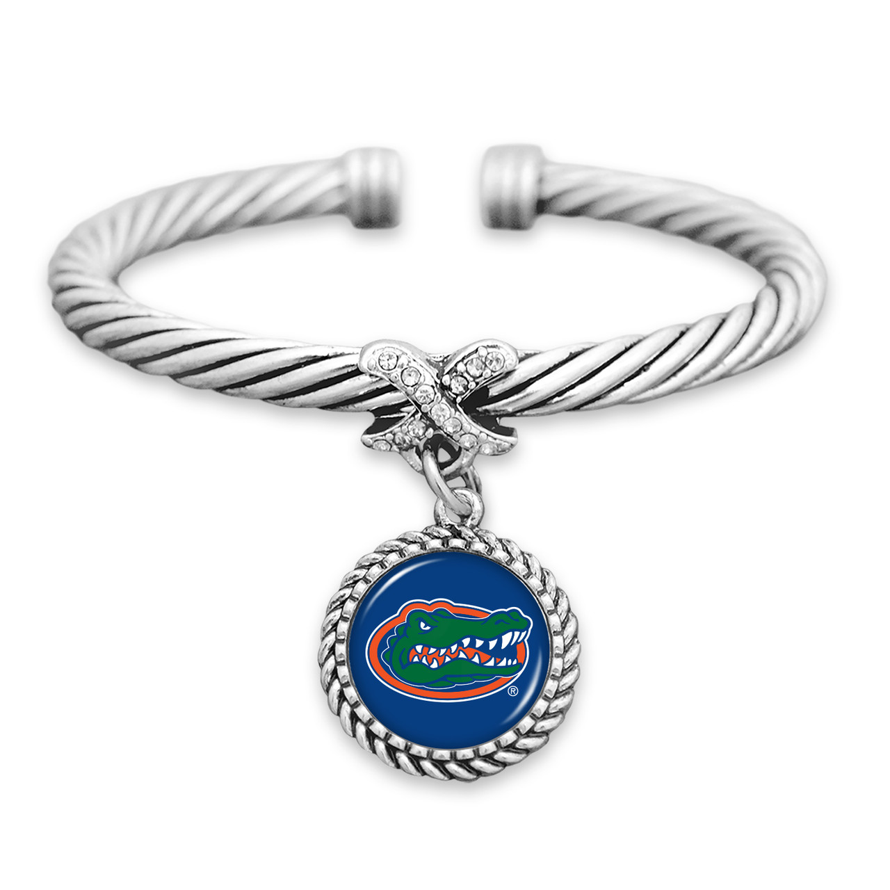 Florida Gators Bracelet- X Bangle Cuff