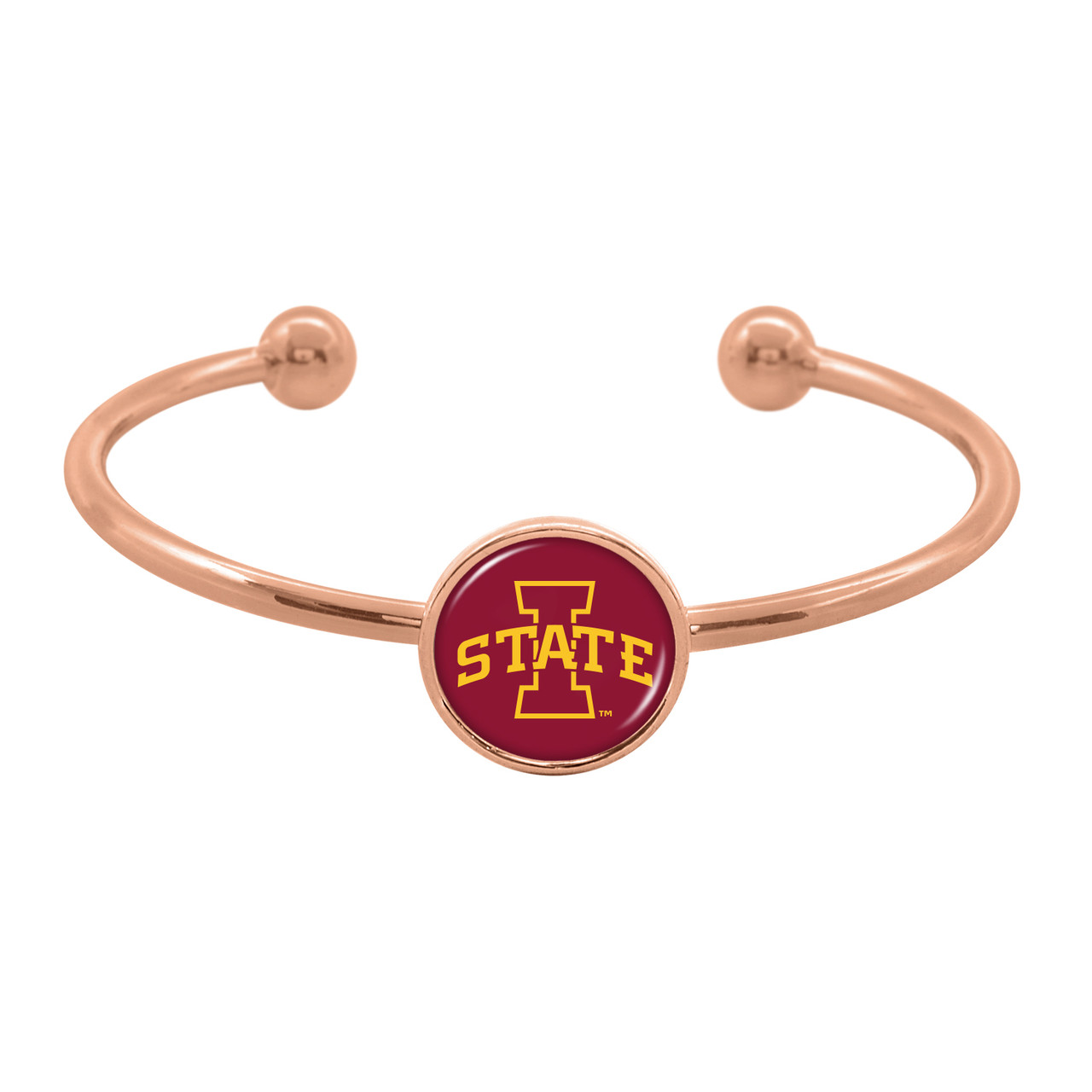 Iowa State Cyclones Bracelet- Izzie Rose Gold Cuff
