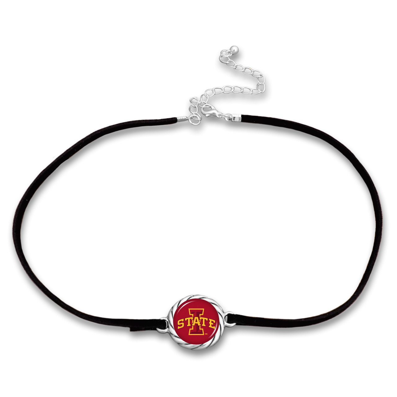 Iowa State Cyclones Black Suede Choker Necklace