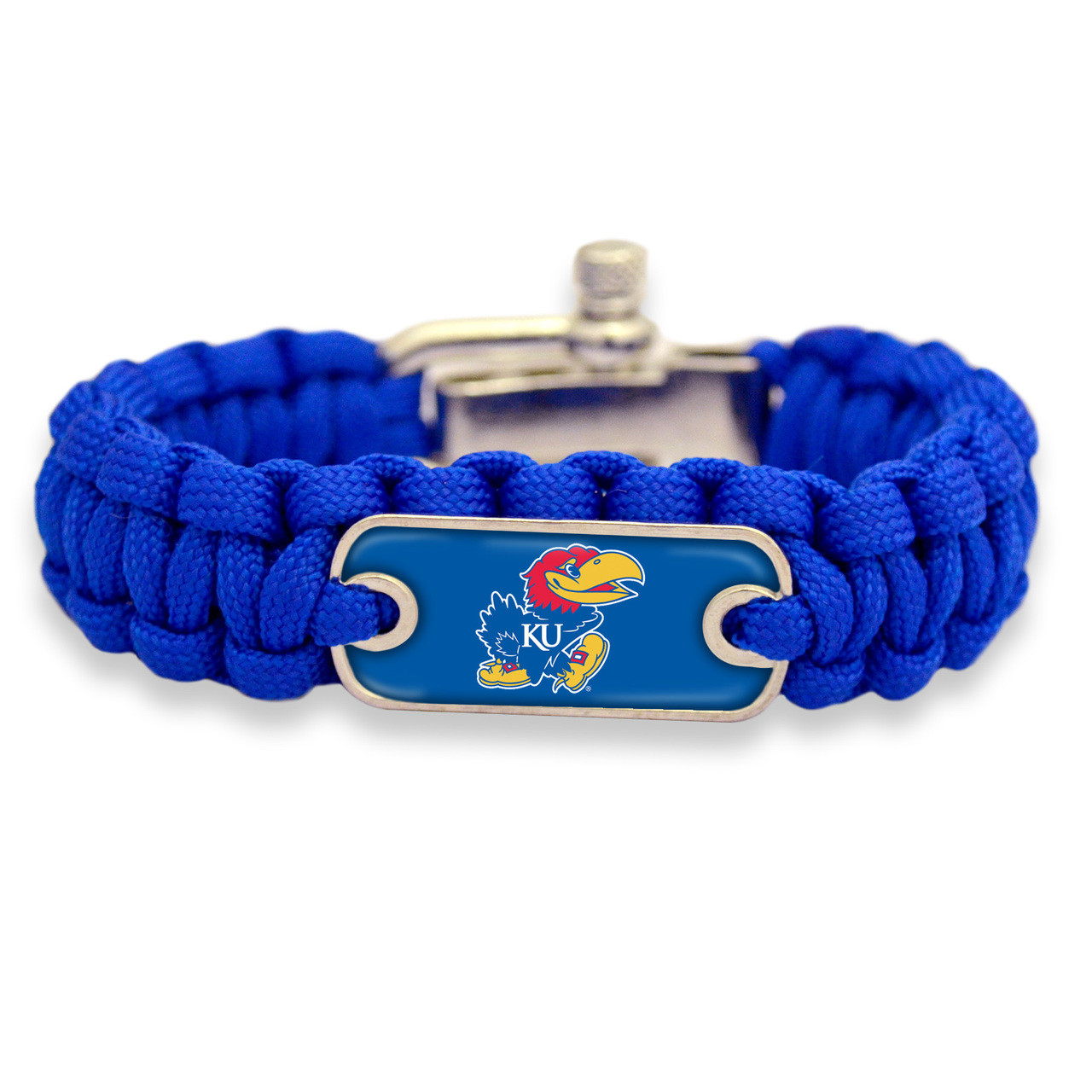 Kansas Jayhawks Team Color Unisex Paracord Bracelet