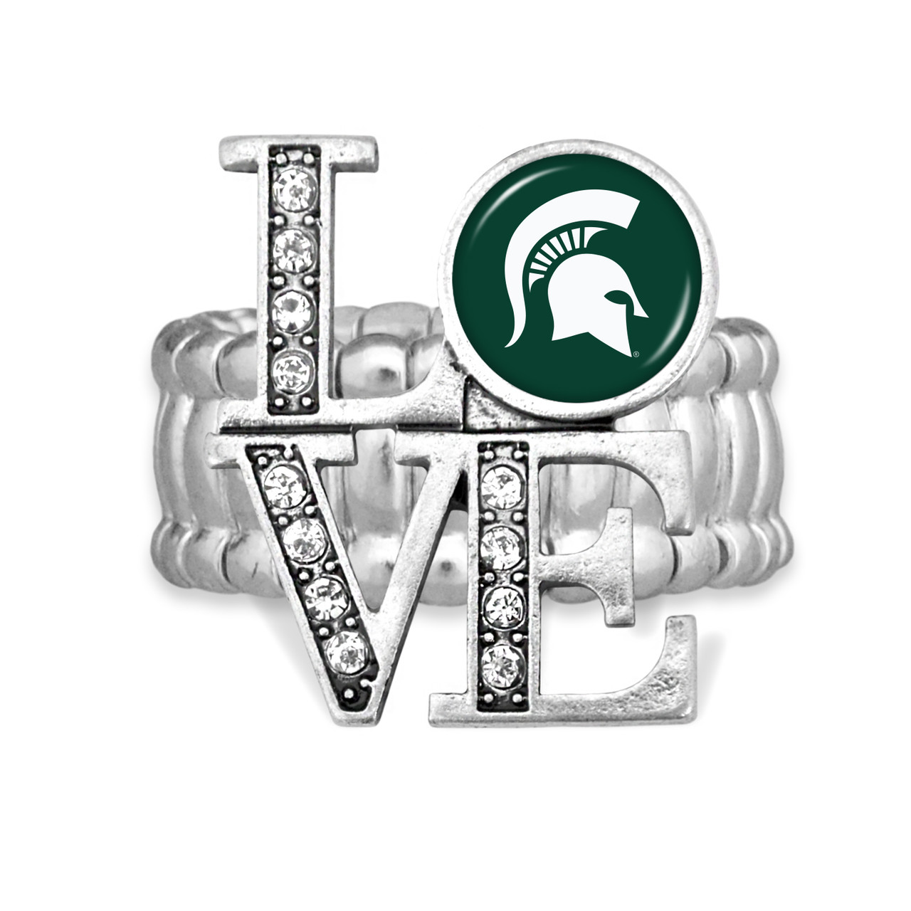 Michigan State Spartans Stretch Ring- LOVE