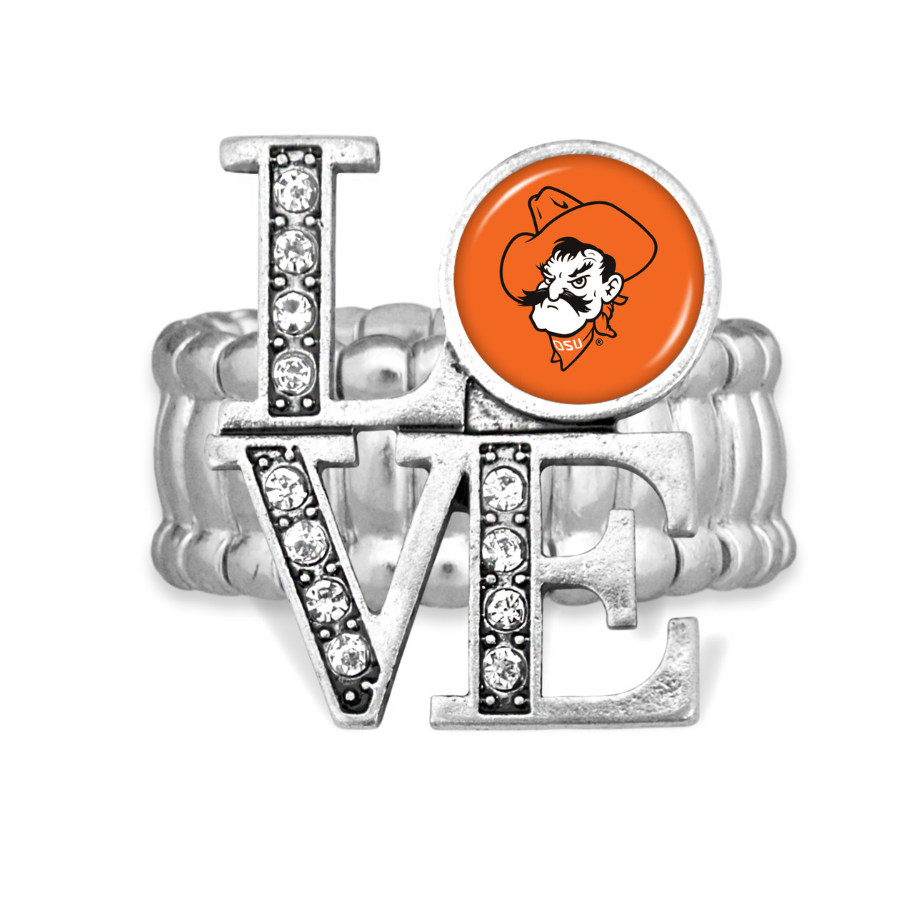 Oklahoma State Cowboys Stretch Ring- LOVE