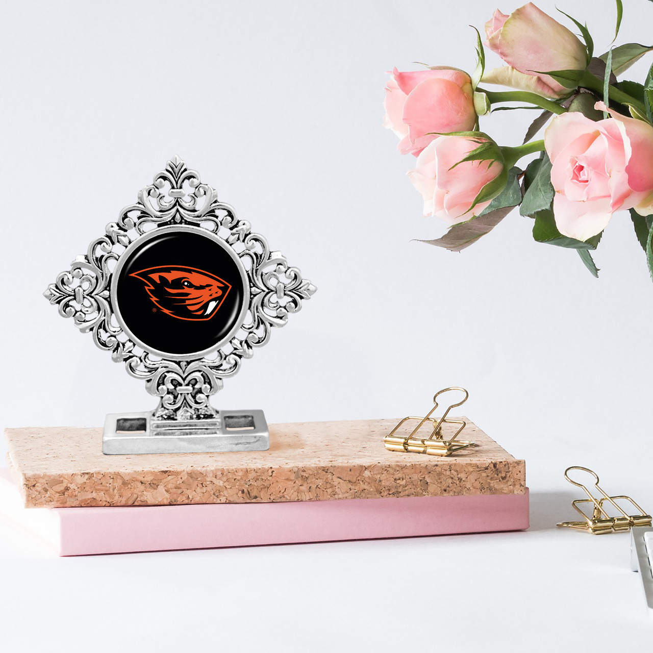 Oregon State Beavers Desk Decor - Diamond