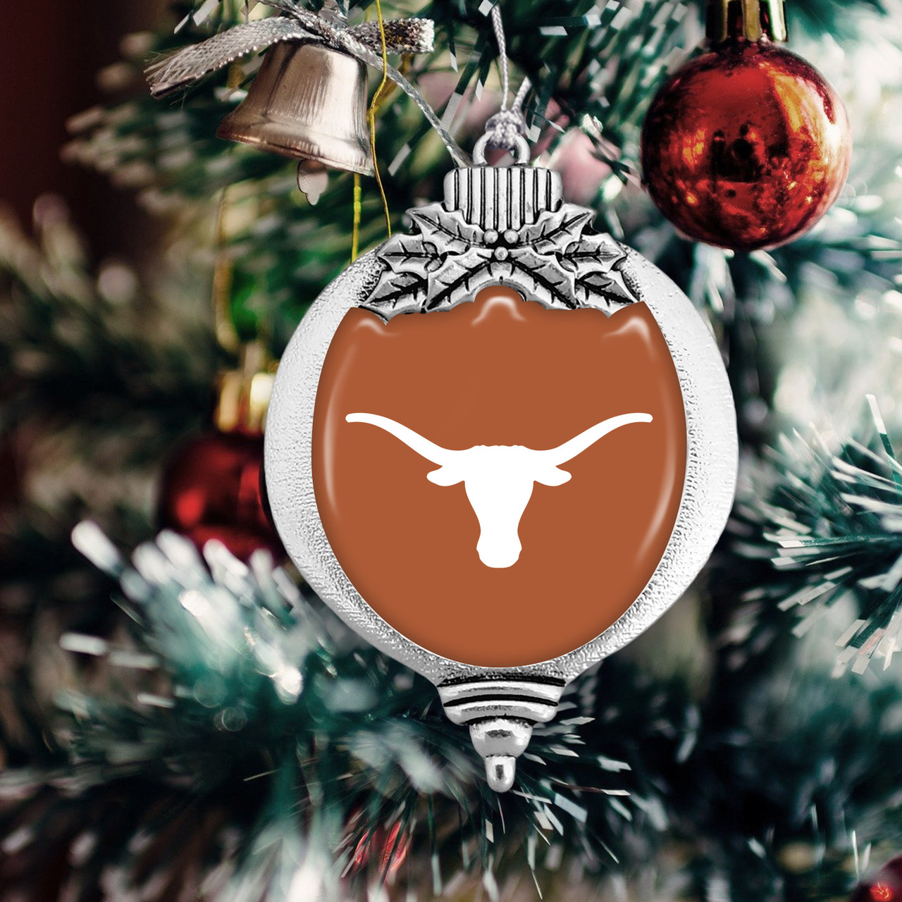 Texas Longhorns Christmas Ornament- Bulb