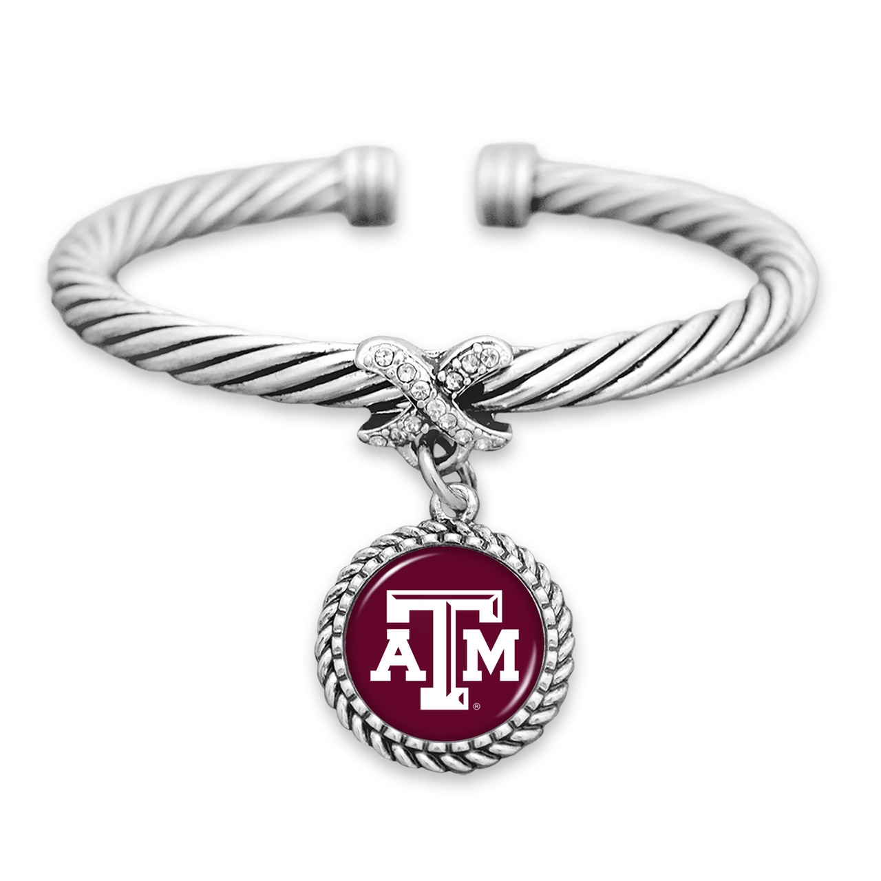 Texas A&M Aggies Bracelet- X Bangle Cuff