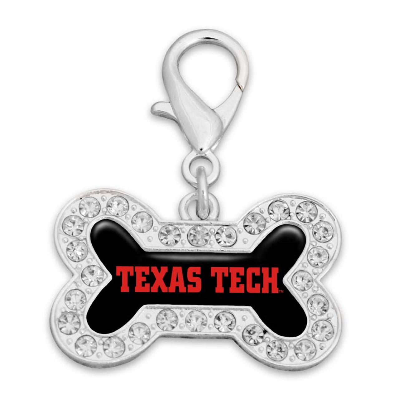 Texas Tech Raiders Dog Bone Pet Collar Charm