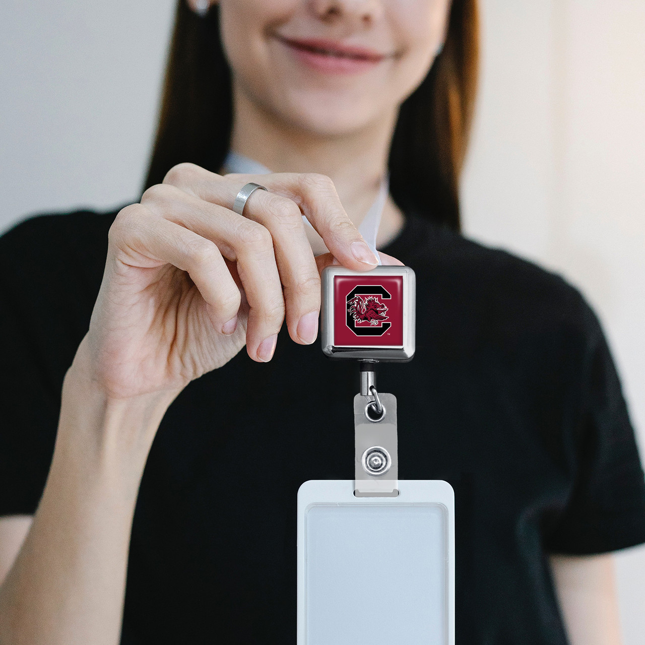 South Carolina Gamecocks Badge Reel- Square