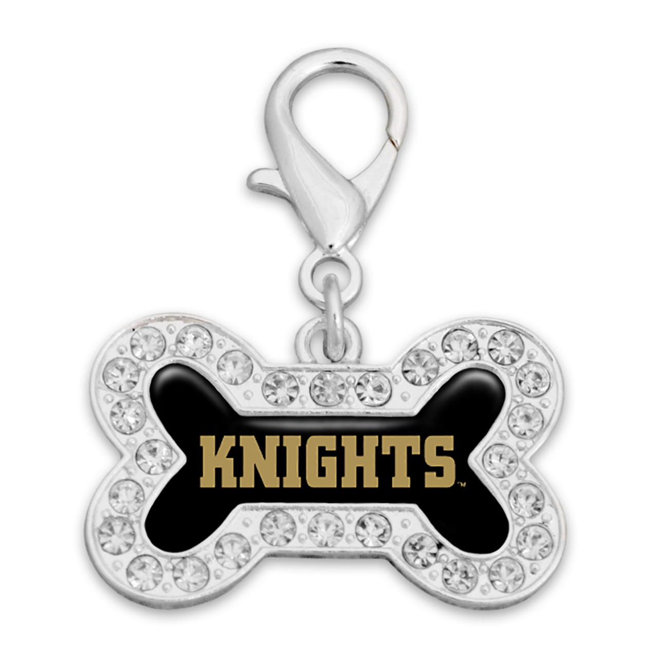 Central Florida Knights Dog Bone Pet Collar Charm