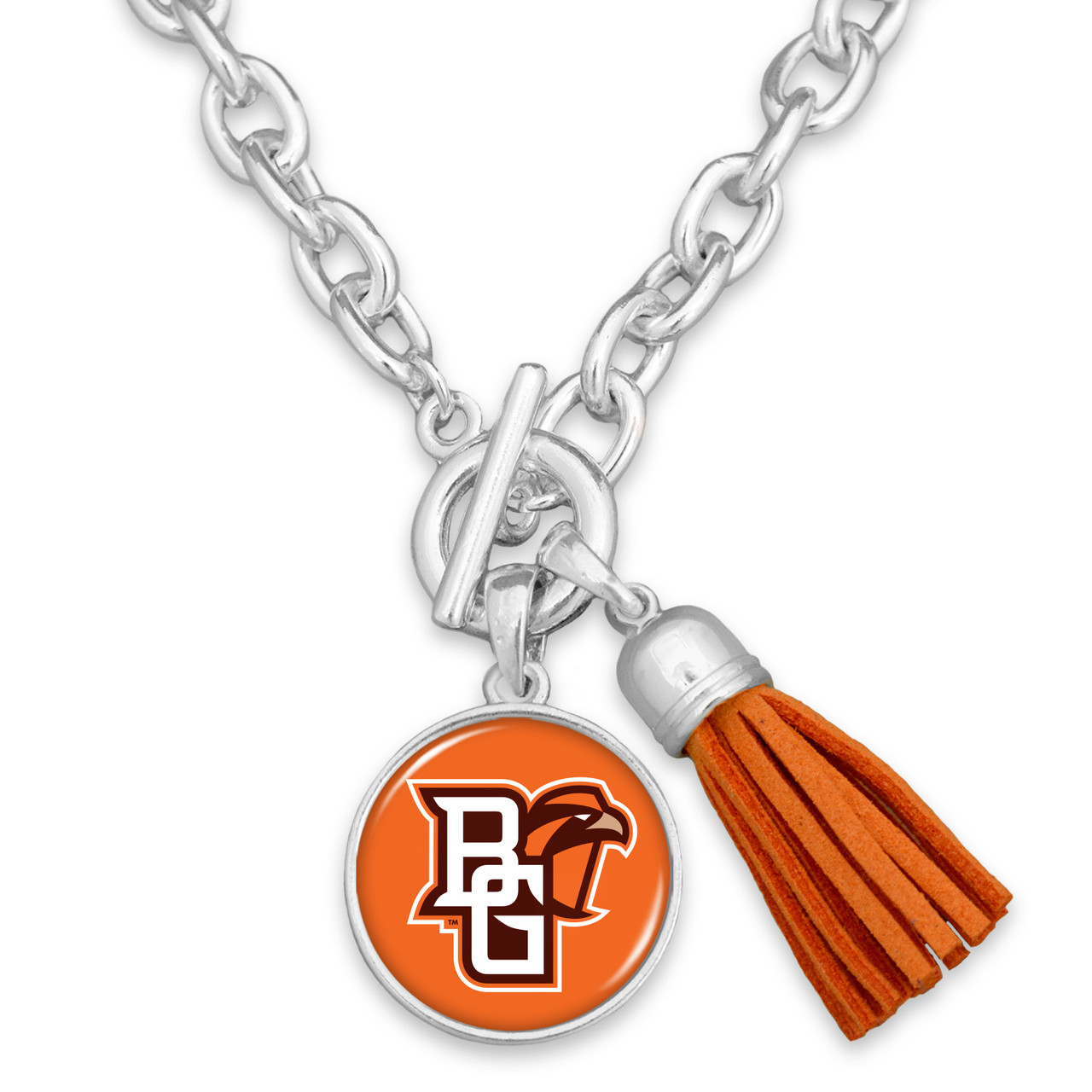 Bowling Green State Falcons Necklace- Team Color Tassel
