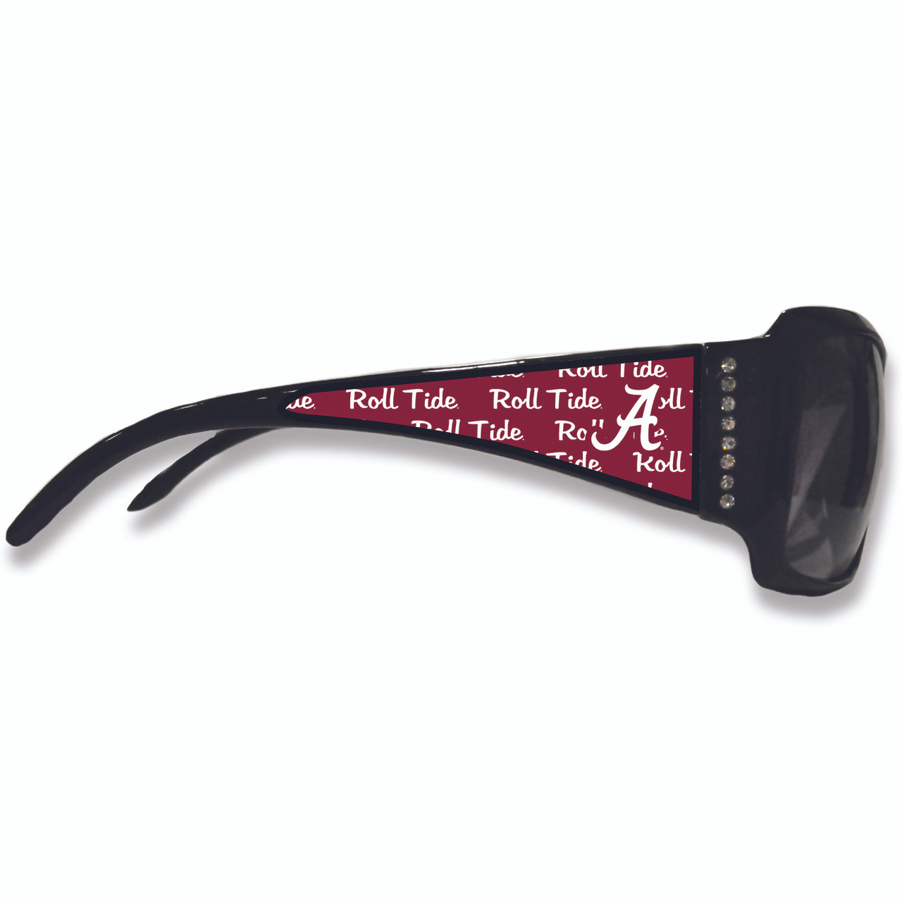 Alabama Crimson Tide Brunch Spirit Slogan Fashion College Sunglasses (Black)