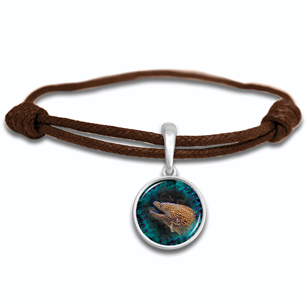 Eel Adjustable Leather Bracelet