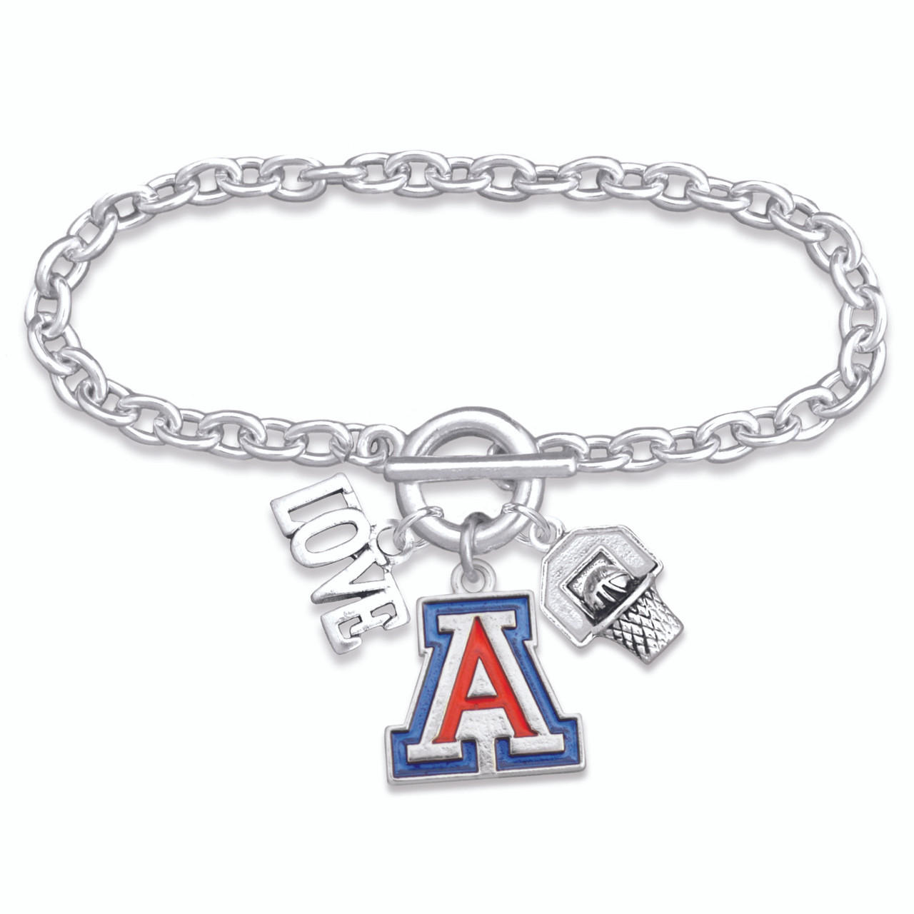 Arizona Wildcats Slam Dunk Bracelet