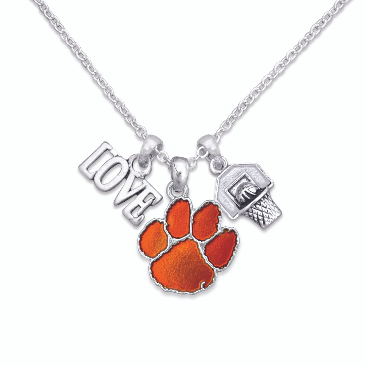 Clemson Tigers Slam Dunk Necklace