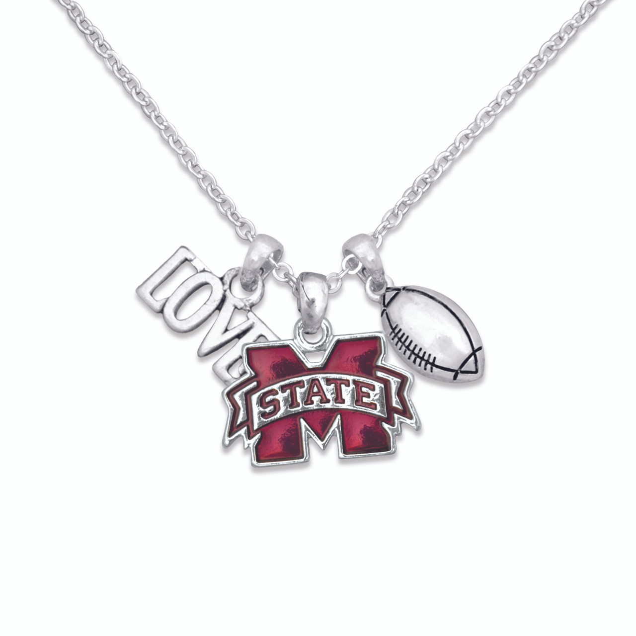 Mississippi State Bulldogs Touchdown Necklace