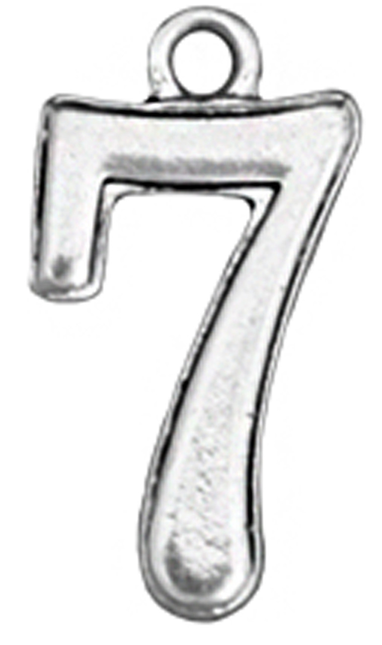 Number Accent Charm- Small "7"