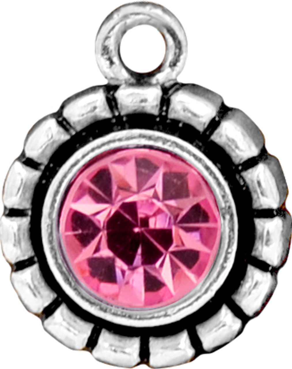 Team Spirit Accent Charm- Rose (October)