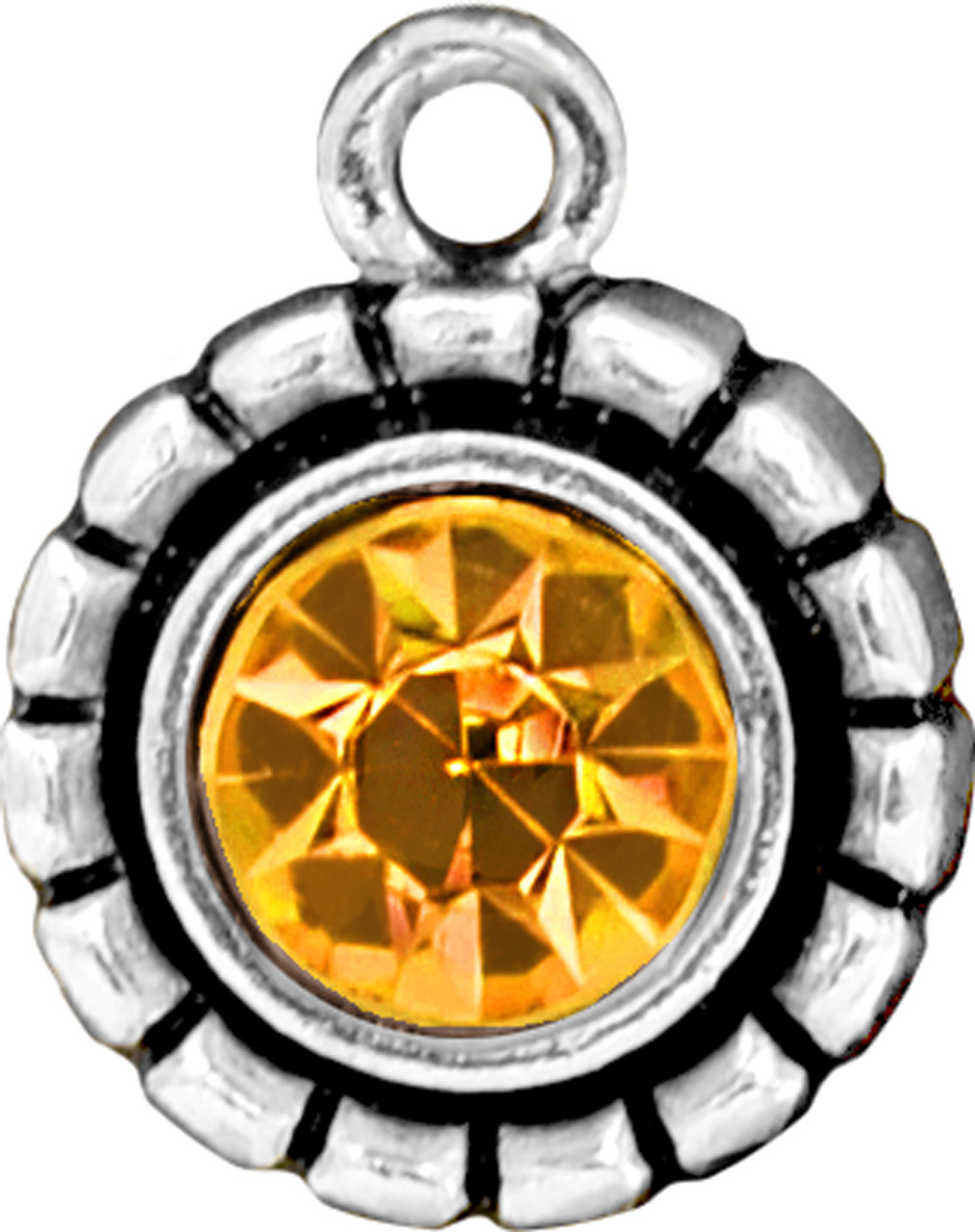 Team Spirit Accent Charm- Topaz (November)