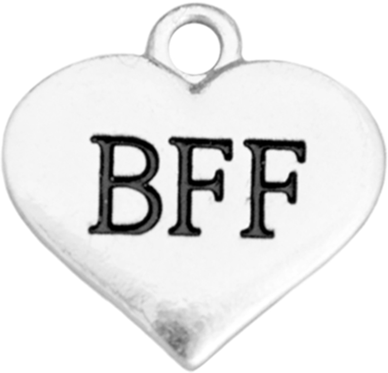 Family Accent Charm- Heart- BFF