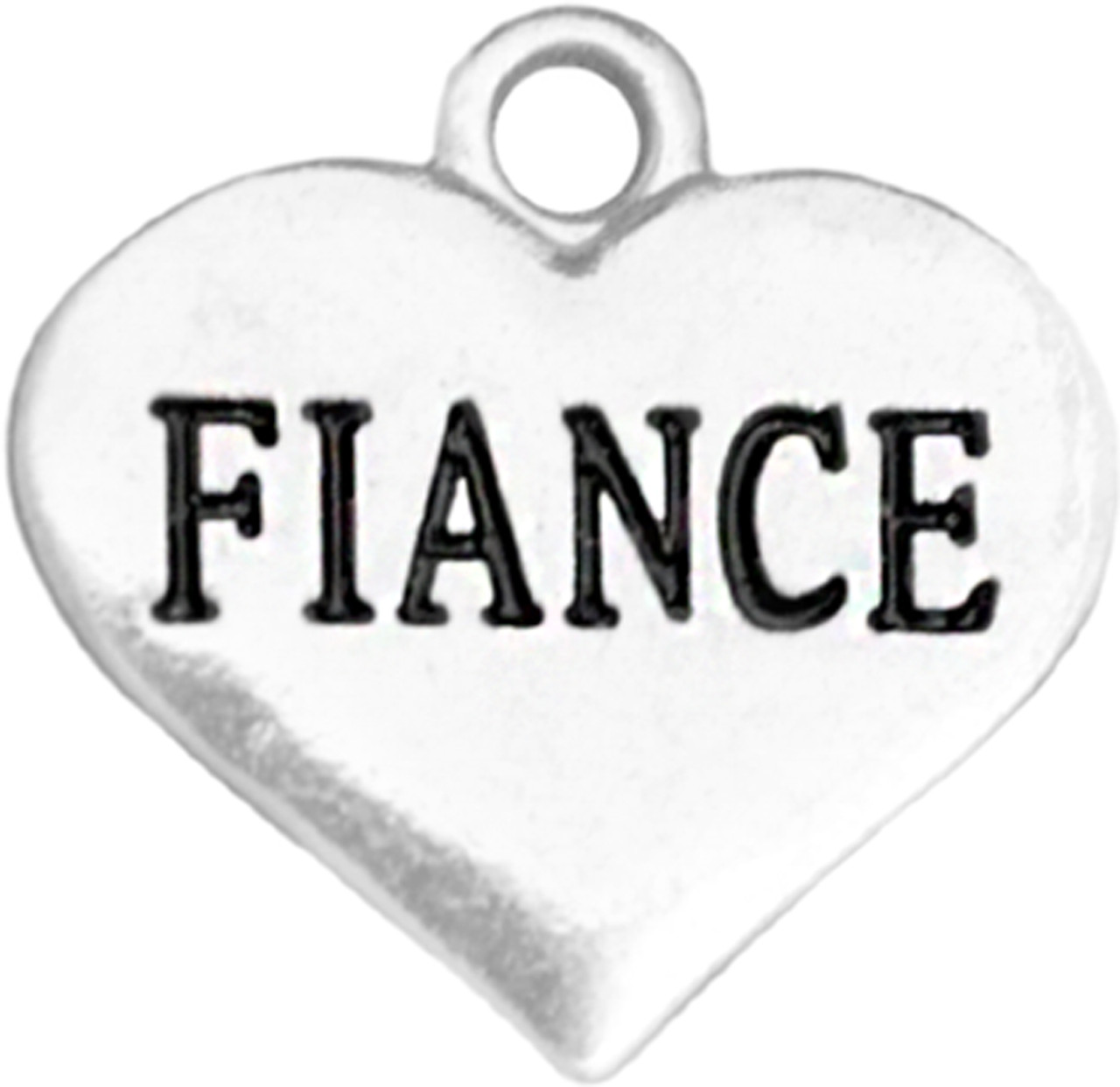 Family Accent Charm- Heart- Fiance