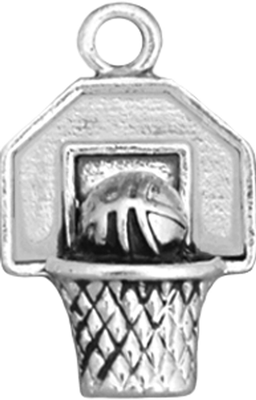 Sports Accent Charm-  Basketball Goal