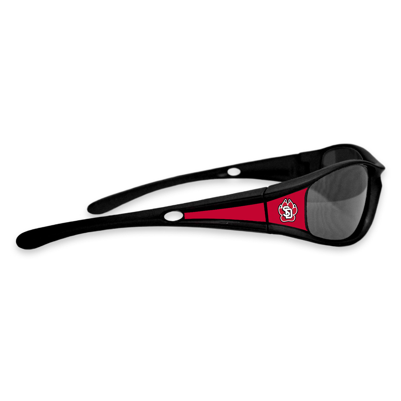 South Dakota Coyotes Sports Rimmed College Sunglasses (Black)