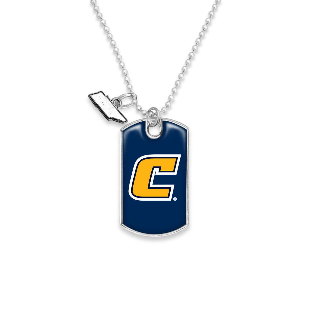 Chattanooga (Tennessee) Mocs Dog Tag Rear View Mirror Charm