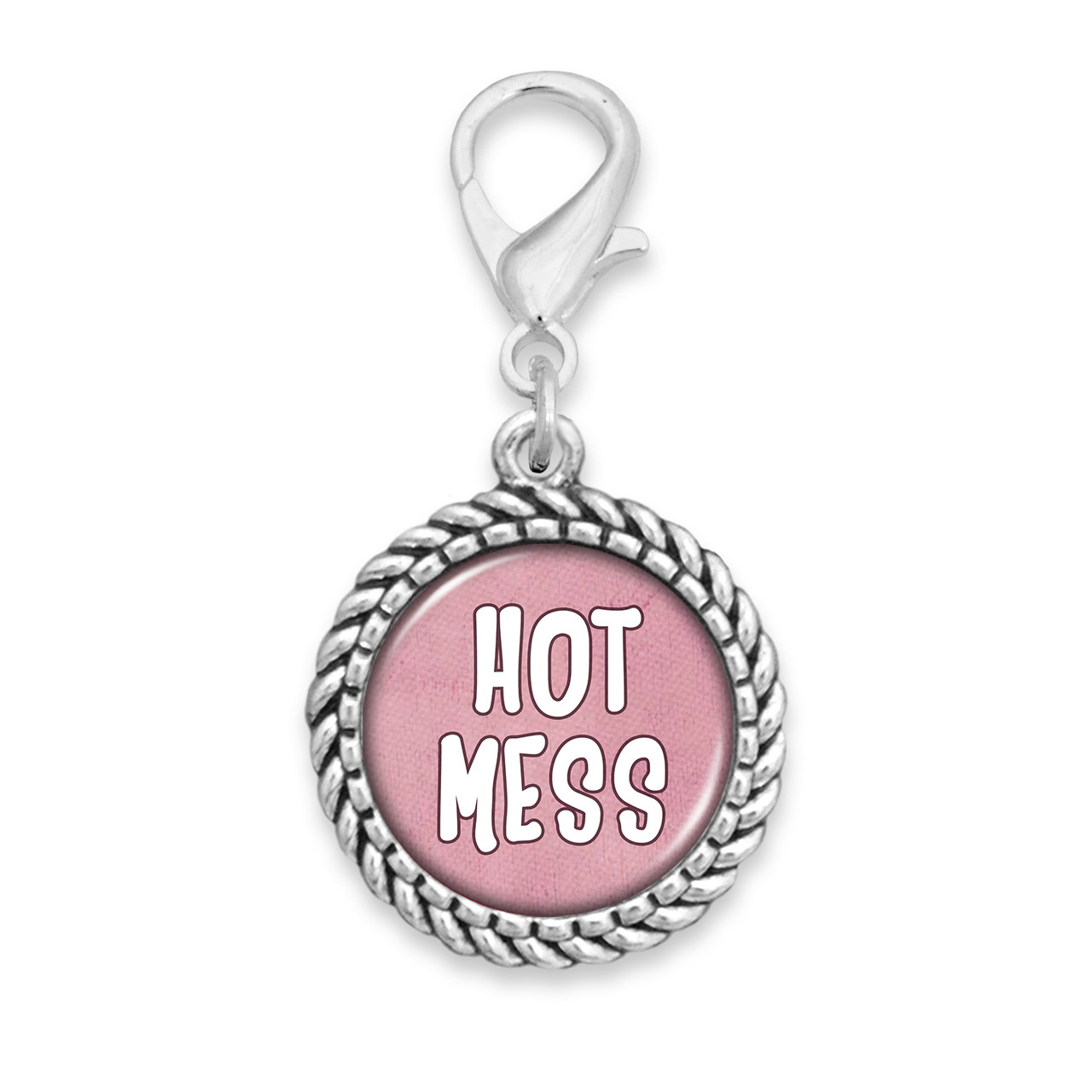 Pet Expressions Collection- "Hot Mess" Pet Collar Charm