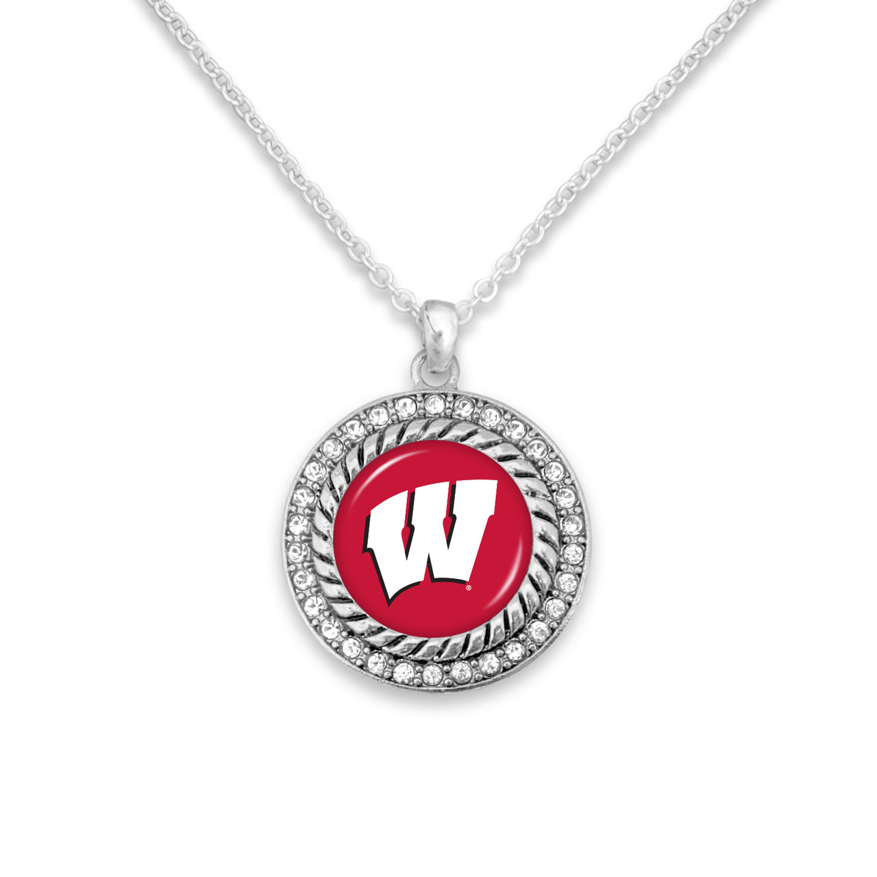 Wisconsin Badgers Necklace- Allie