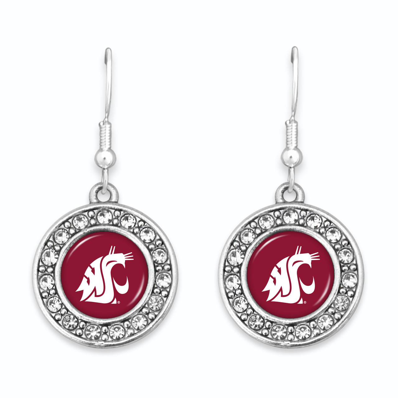 Washington State Cougars Earrings-  Abby Girl