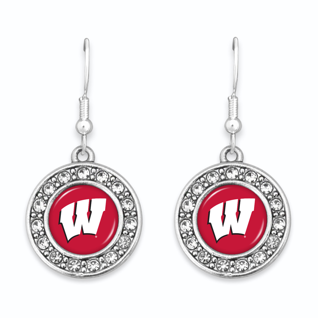 Wisconsin Badgers Earrings-  Abby Girl