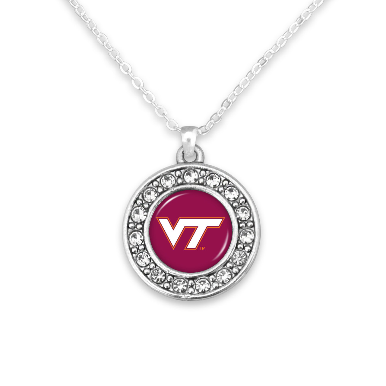 Virginia Tech Hokies Necklace- Abby Girl