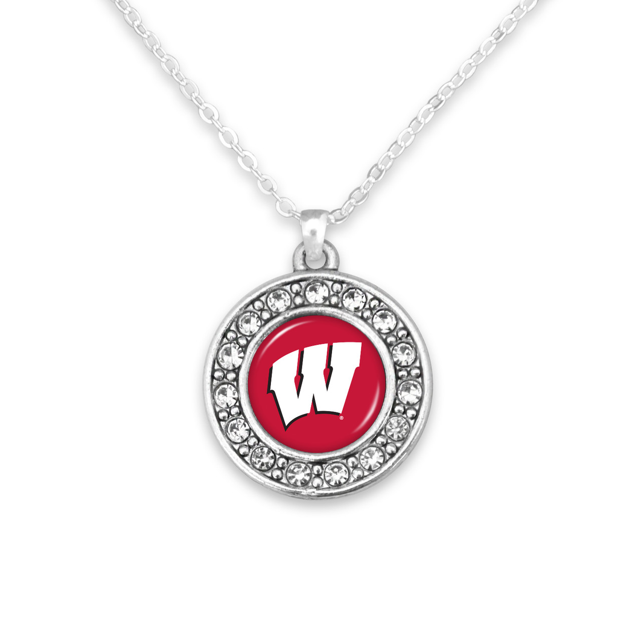 Wisconsin Badgers Necklace- Abby Girl