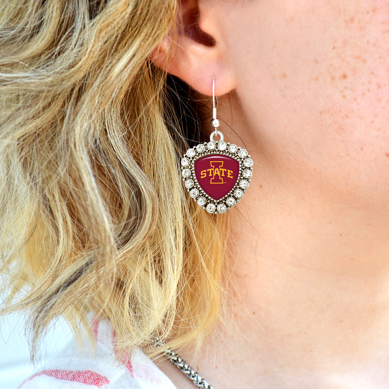 Iowa State Cyclones Earrings- Brooke