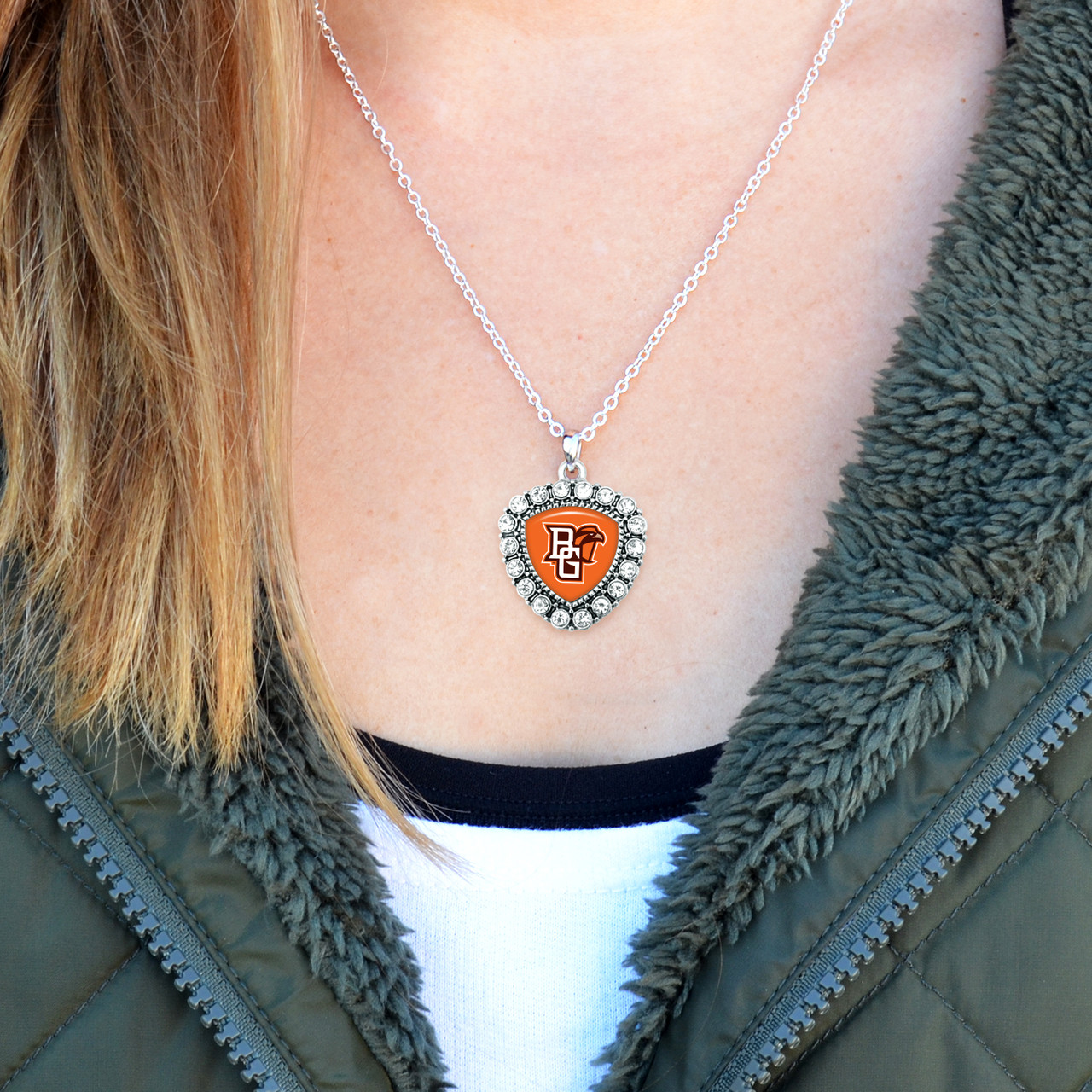 Bowling Green State Falcons Necklace- Brooke