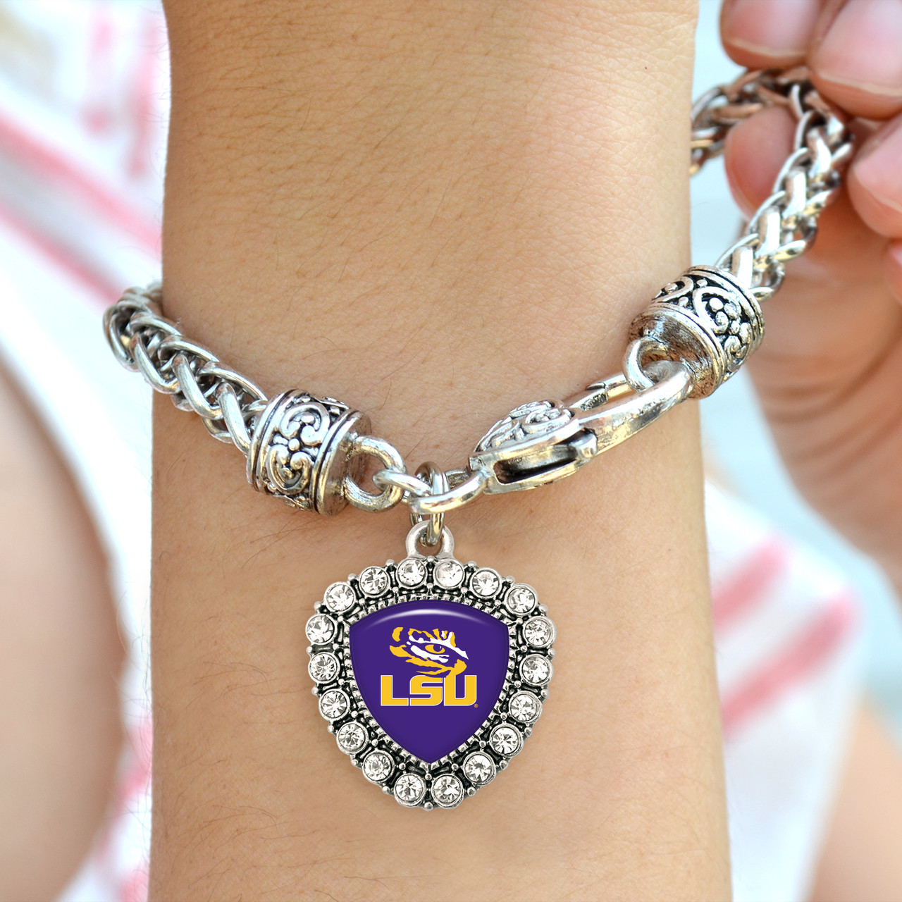 LSU Tigers Bracelet- Brooke