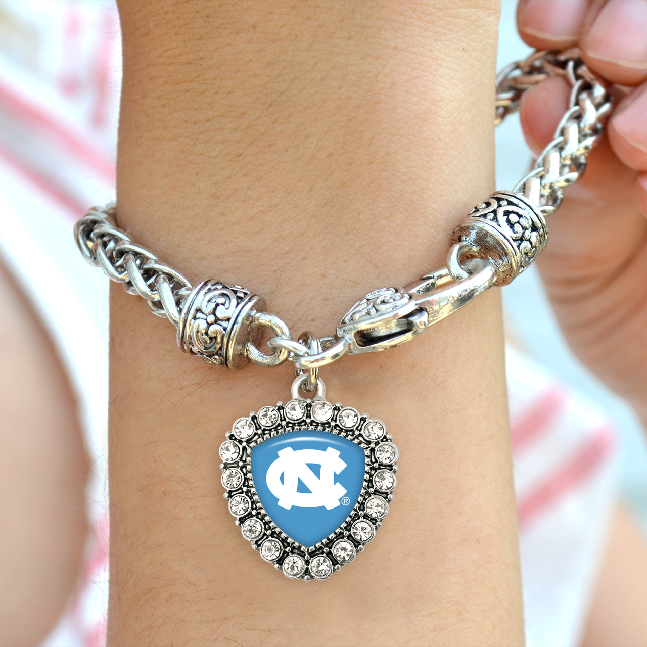 North Carolina Tar Heels Bracelet- Brooke