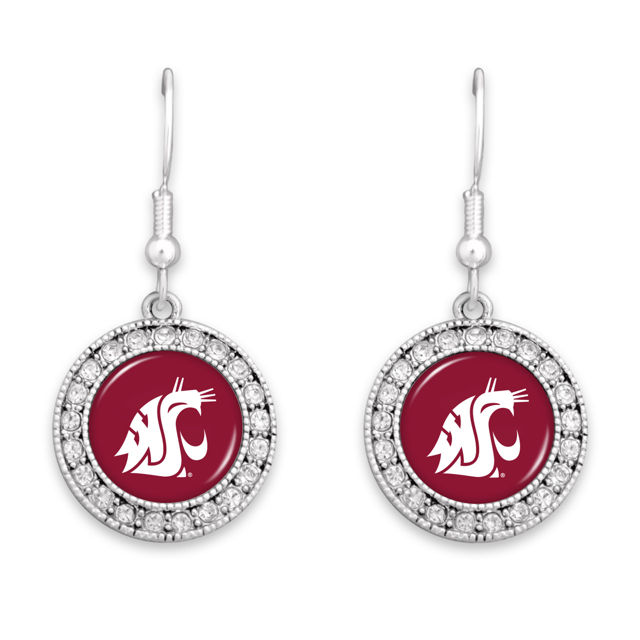 Washington State Cougars Earrings- Kenzie