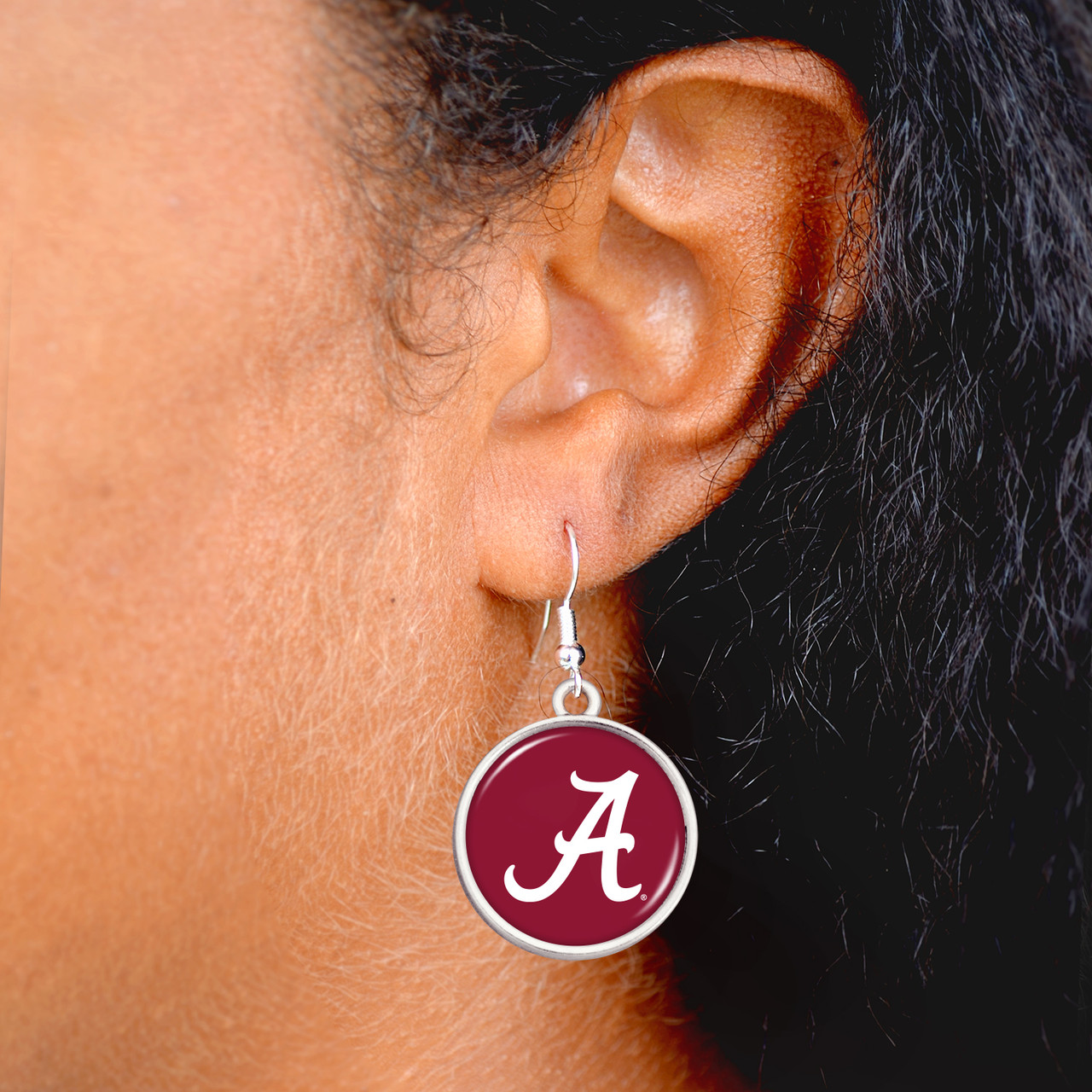 Alabama Crimson Tide Earrings-  Leah