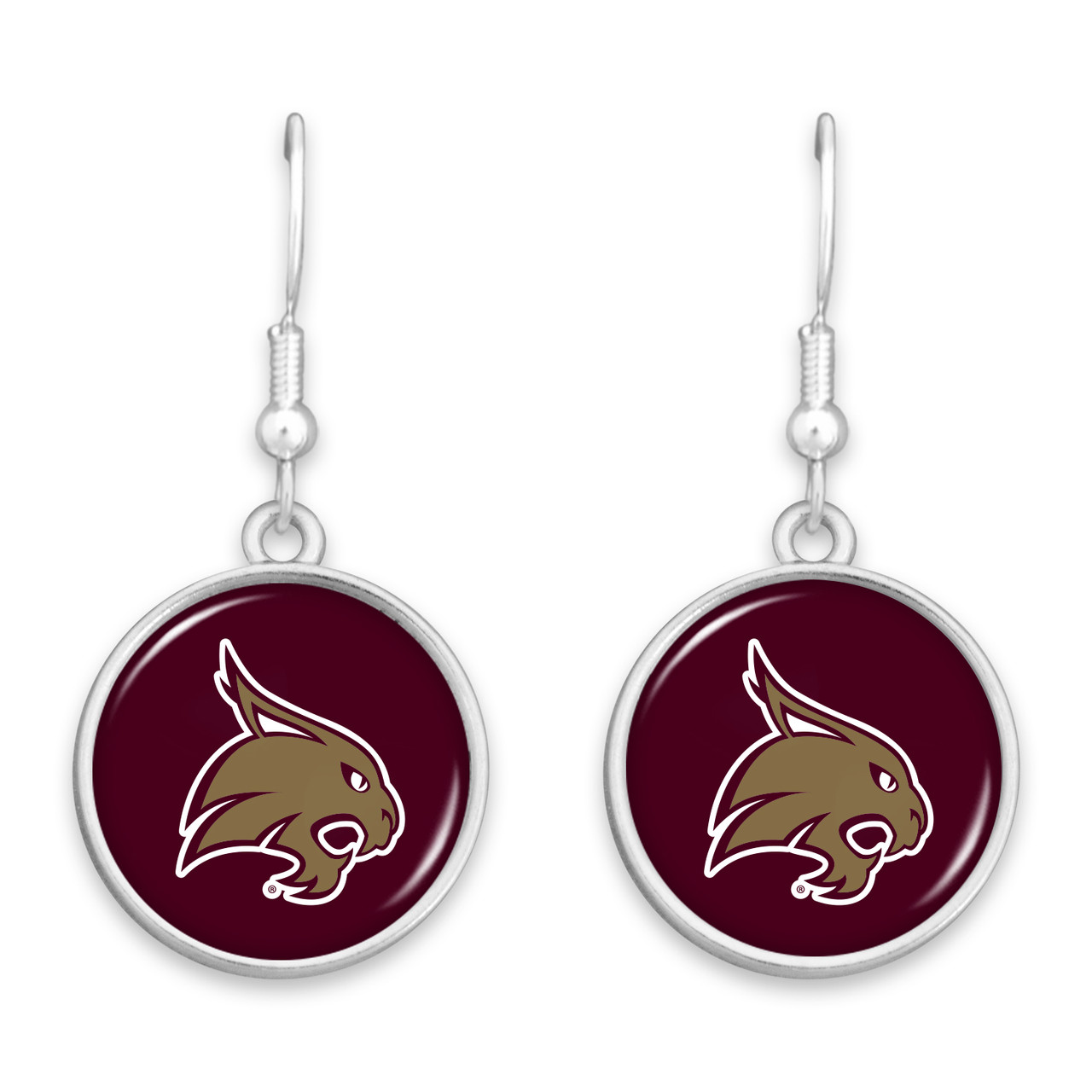 Texas State Bobcats Earrings-  Leah