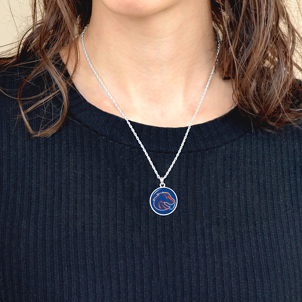 Boise State Broncos Necklace- Leah