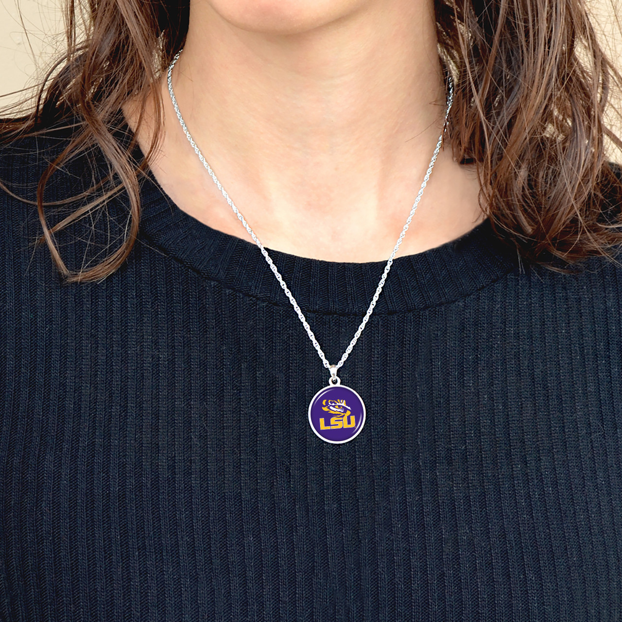 LSU Tigers Necklace- Leah