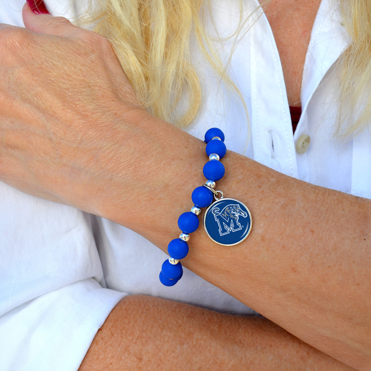 Memphis Tigers Bracelet- Leah