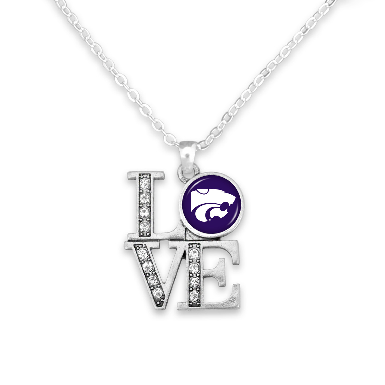 Kansas State Wildcats Necklace- LOVE